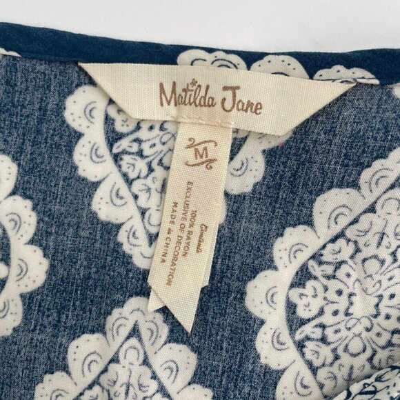 Matilda Jane Brilliant Daydream On The Fringe Romper Womens Size Medium Tassel - Picture 6 of 11